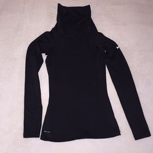 Nike Pro Cowl Neck Fleece Lined Sweatshirt